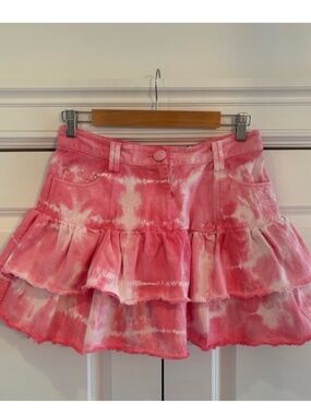 LoveShackFancy Tie Dye Skirt
